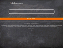 Tablet Screenshot of bikebarry.com